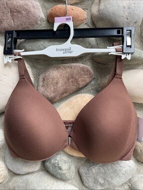 Tranquil & True Brown 36DD Seamless Lightly Lined T-Shirt Bra NWT
